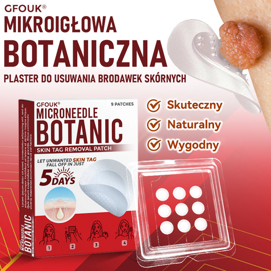 🔥 GFOUK® Plastry do usuwania brodawek i znamion z mikronakłuciami roślinnymi