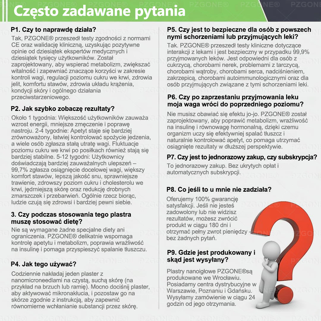 🏆🇵🇱 Oficjalny sklep | 💯𝐏𝐙𝐆𝐎𝐍𝐄® Moringa·Berberyna×NAD+ 10-w-1 Plaster (Natychmiastowy efekt, widoczne rezultaty po 7 dniach) ✅ Stosowane w celu utraty wagi, poprawy zwiotczałej skóry, leczenia cukrzycy, bezdechu sennego i problemów ze stawami.
