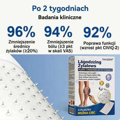 🎖️🇵🇱👨‍⚕️✅TAILEDEN® VeinEase Plastry z Mikronakłuciami⚡Natychmiastowa ulga, długotrwałe rezultaty.z