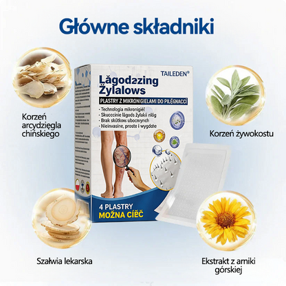 🎖️🇵🇱👨‍⚕️✅TAILEDEN® VeinEase Plastry z Mikronakłuciami⚡Natychmiastowa ulga, długotrwałe rezultaty.z